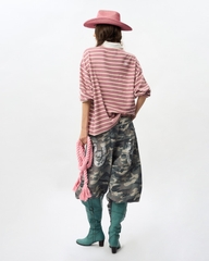 Insane® Twin Horse Polo LongSleeve - Dusty Rose