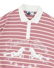 Insane® Twin Horse Polo LongSleeve - Dusty Rose