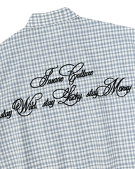 Insane® Wild Luck Plaid Shirt - Storm Grey