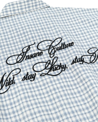 Insane® Wild Luck Plaid Shirt - Storm Grey