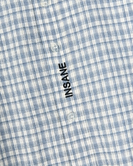 Insane® Wild Luck Plaid Shirt - Storm Grey