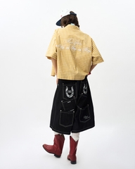 Insane® Wild Luck Plaid Shirt - Yellow