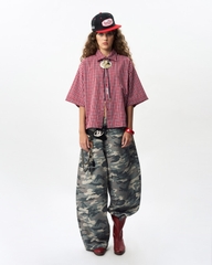 Insane® Wild Luck Plaid Shirt - Storm Wine