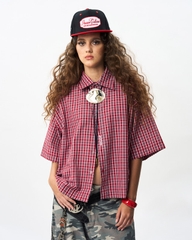 Insane® Wild Luck Plaid Shirt - Storm Wine