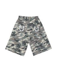 Insane® Horseshoe Jorts - Winter Camo