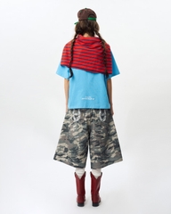 Insane® Twin Horse Tee - Baby Blue