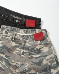 Insane® Horseshoe Jorts - Raw Denim