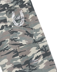 Insane® Horseshoe Jorts - Winter Camo