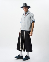 Insane® Horseshoe Jorts - Raw Denim