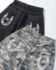 Insane® Horseshoe Pants - Raw Denim