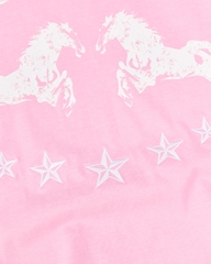 Insane® Twin Horse Tee - Baby Pink