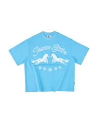 Insane® Twin Horse Tee - Baby Blue