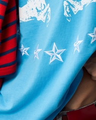 Insane® Twin Horse Tee - Baby Blue