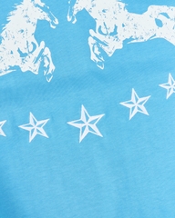 Insane® Twin Horse Tee - Baby Blue