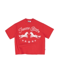 Insane® Twin Horse Tee - Red