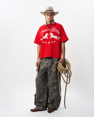 Insane® Twin Horse Tee - Red