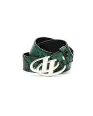 Insane® Animal Skin Belt - Green Python Pattern