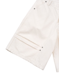 Insane® Rawline Jorts - White