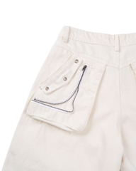 Insane® Rawline Jorts - White