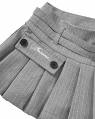 Insane® Campus Mini Skirt - Grey