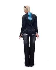 Insane® Elite Denim Women Jacket - Black