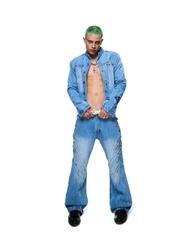 Insane® Elite Denim Women Jacket - Light Blue