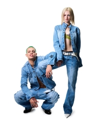 Insane® Elite Denim Women Jacket - Light Blue