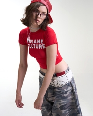 Insane® Culture Baby Tee - Red