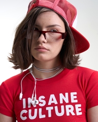 Insane® Culture Baby Tee - Red