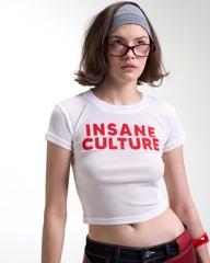 Insane® Culture Baby Tee - White