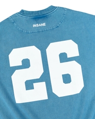 Insane® Culture 26 Washed Tee - Faded Blue