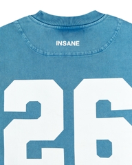 Insane® Culture 26 Washed Tee - Faded Blue
