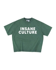 Insane® Culture 26 Washed Tee - Faded Green