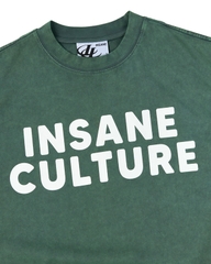 Insane® Culture 26 Washed Tee - Faded Green