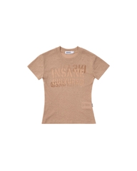 Insane® Script Baby Tee - Brown