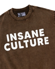 Insane® Culture 26 Washed Tee - Faded Brown