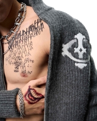 Insane® Harrington Cardigan - Dark Grey