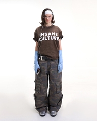 Insane® Culture 26 Washed Tee - Faded Brown