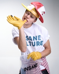 Insane® Culture 26 Washed Tee - Faded White