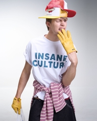 Insane® Culture 26 Washed Tee - Faded White