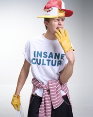 Insane® Culture 26 Washed Tee - Faded White