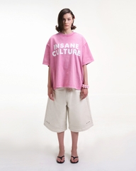 Insane® Culture 26 Washed Tee - Faded Pink