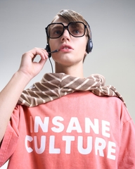Insane® Culture 26 Washed Tee - Faded Orange