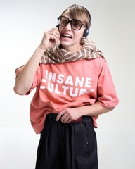 Insane® Culture 26 Washed Tee - Faded Orange