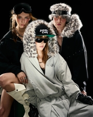 Insane® Arctic Leopard Hoodie Zip - Melange