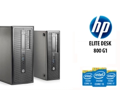 Máy Tính Đồng Bộ HP EliteDesk 800 G1  (Intel i3, Ram 4Gb, SSD 240Gb)
