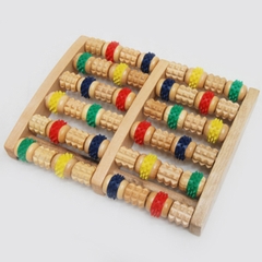 Massge chân gỗ màu