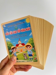 Mẫu câu giao tiếp hàng ngày (Dạy bé sinh hoạt hàng ngày) khổ A6