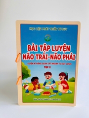Bài tập luyện não phải não trái TẬP 2 KHỔ A4