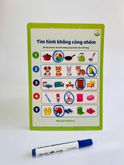 Tìm hình không cùng nhóm khổ A4